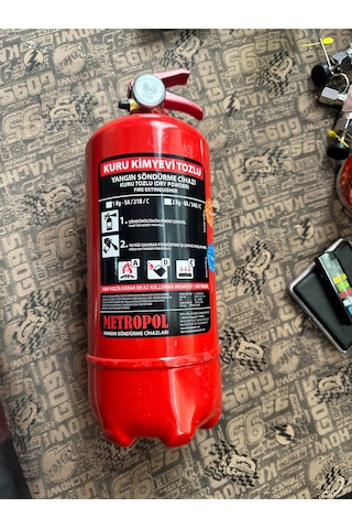 2 Kg Yangın Söndürme Tüpü Araç Yangın Tüpü Ev Işyeri