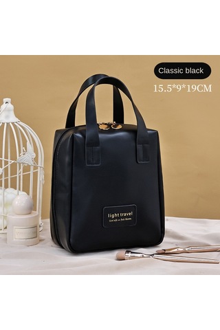 Büyük Kapasiteli Seyahat Makyaj Çantası, Su Geçirmez, Taşınabilir 1