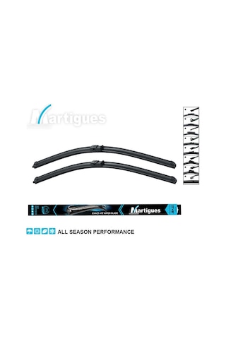 Silecek Süpürgesi 525/475 Mm Aerotwın Mazda Iıı-vw Golf Iv/bora/polo