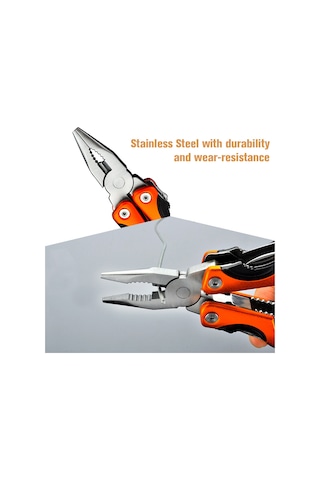 Samdoo Portatif Çok Amaçlı Turuncu Alüminyum Pens: Ev, Kamp Ve Acil Durumlar İçin Tüm İhtiyaçlarınızı Karşılar Turuncu