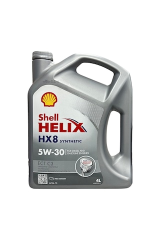 Shell Helix Hx8 Ect C3 5W-30 Dpf Partiküllü Tam Sentetik Motor Yağı 4 L