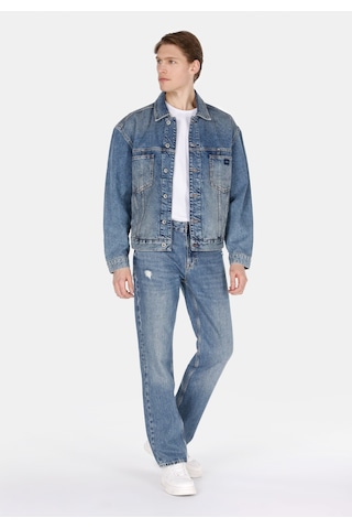 Colin's Colins Oversize Fit Düğmeli Astarsız Erkek Mavi Ceket Cl1073476 Cl1073476 Q1.v1 Dn44063 Denim
