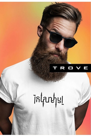 Tarzsokak Unısex Kadın Erkek Yeditepe Istanbul Siyah Beyaz % 100 Pamuk Tasarım T-shirt