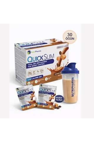 Whey Proteinli Öğün Yerine Geçen Diyet Shake Karamel Latte 30 Saşe + Shaker