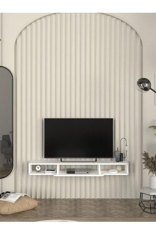 Leppo Tv Sehpası Beyaz 135 Cm Diğer