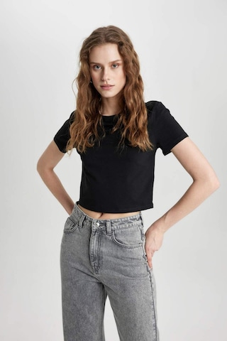 DeFacto Slim Fit Dar Kesim Bisiklet Yaka Kısa Kollu Tişört C4332AX24SPBK81