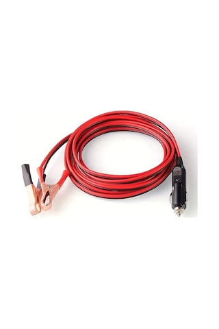 Boatshop1 Balık Klibi Çakmak 3m Alligator Clip Erkek Bağlayıcı Uzatma Kablosu 12v 24v 15a Ağır Hizmet Kulp Kablosu Araba Elektrik Sistemleri 16awg