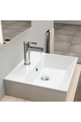 Adell Lento Lavabo Bataryası Medium Parlak Krom