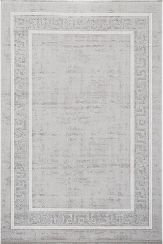 Bahariye Halı Eva Koleksiyonu 5630 Gri Gri Saçaklı Halı 154x230 Ölçü