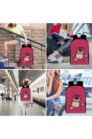 Trendooze Ve Siyah Siyah Siyah Sırt Seyahat Kılıfı Kawaii Karikatür, İş, İçin Genç, Düzenleme Dizüstü Çoklu Çantası, Bölmeleri, Bilgisayar Abd55 15.6 Zu Siyah