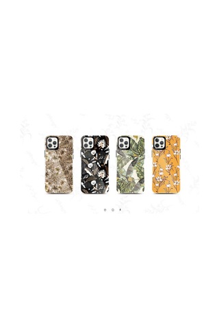 Kajsa Apple Uyumlu iPhone 12 Pro Max Kılıf Çiçekli Kajsa Botanic Kapak ZORE-218923