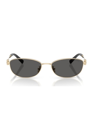 Tiffany Co. Tf 3115 6021s4 56 Unisex Oval Gold Metal Güneş Gözlüğü Altın
