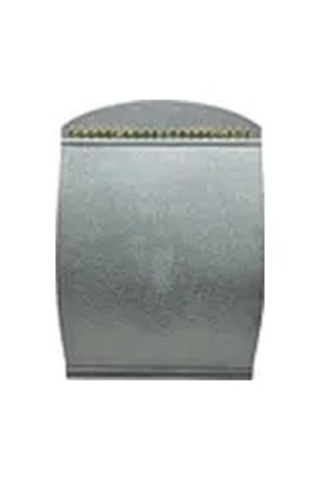 Yerli Üretim Süet Kumaş Gri Renk 34 Cm / 24 Cm Dik Bombeli Takı Standı Çok Renkli