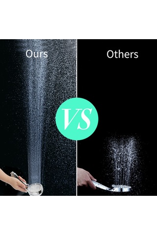 Hangfox Led Su Akışı İle Çalışan 3 Renk Sıcaklık Algılayıcı, Suyu Durdurma Düğmeli, Basınçlı Ve Su Tasarruflu El Tutulu Duş Başlığı Diğer