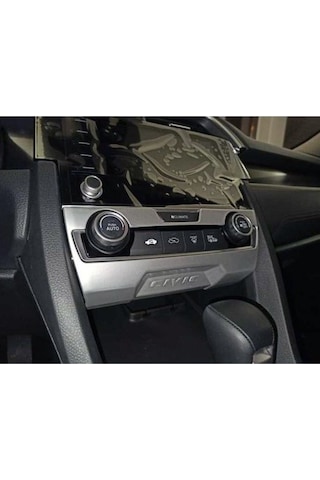 Çmk Honda Civic Fc5 Klima Panel Kaplama Silver 2016-2020