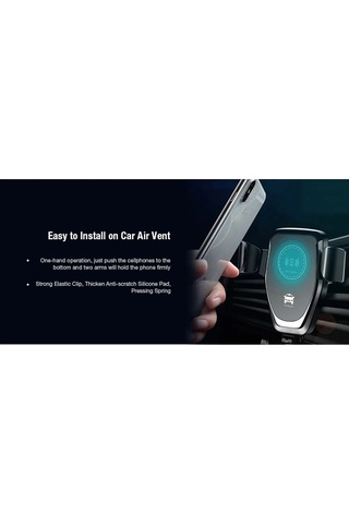 Yulong Ximistore9 "10w Kablosuz Hızlı Araç Şarj Cihazı - Siyah