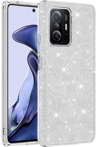 Xiaomi Mi 11t Pro 5g Kılıf Zore Shining Silikon Gümüş