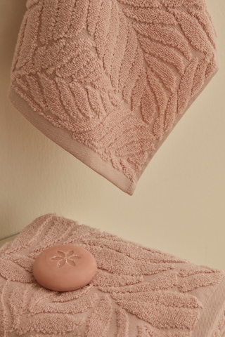 Kaşmir Home Vera 2'li El Yüz Havlusu Set Pudra Pudra