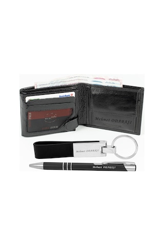 Isme Özel Westpolo Deri Erkek Cüzdan