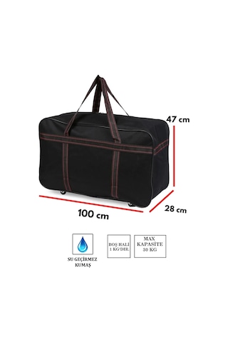 Battal Boy Hafif Tekerlekli Seyahat Hurç Çanta