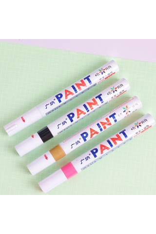 Aubyhe Altın Gn-110 Boya Kalemi: Ofis, Taş, Lastik, Siyah Kart İçin Renkli İmza Ve Tamir Kalemi - Dayanıklı, Kullanıması Kolay Diğer