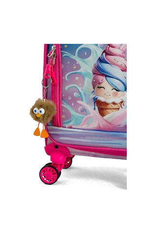 Çocuk Karakterli 4 Tekerlekli Valiz, Eğlenceli Seyahat Arkadaşı - Dondurma Dondurma
