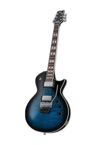 Esp Ltd As-1fr Black Aqua Sunburst Alex Skolnick Signature Elektro Gitar