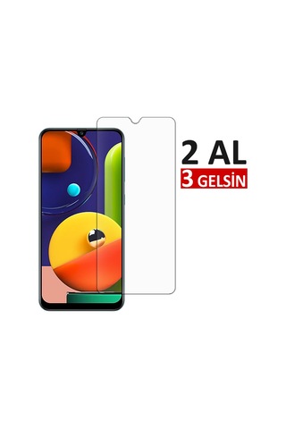 Samsung Uyumlu A50s Kırılmaz Ekran Koruyucu Temperli Cam