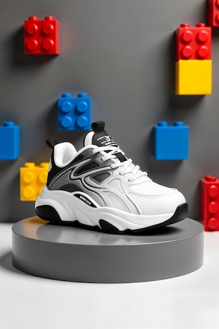 Dark Seer Kids Ds E Storm Sneaker 2025 Erkek Çocuk Beyaz-siyah