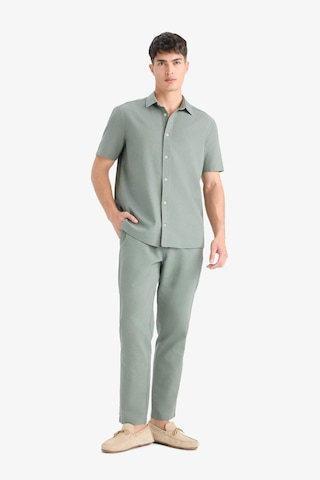 Defacto %100 Pamuk Slim Fit Keten Görünümlü Jogger Haki Erkek Pantolon D2671ax/kh398 Haki