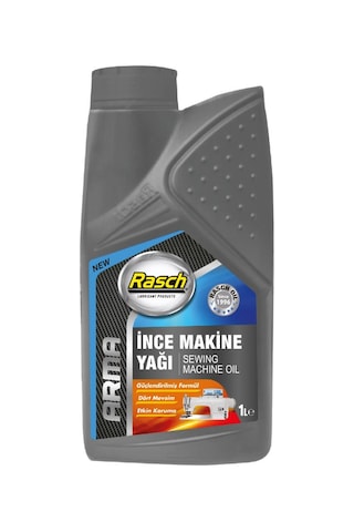 Rasch Leke Bırakmayan İnce Makine Yağı 3 L