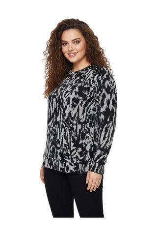 Linsolita Kadın Sıfıryaka Sweatshirt Bgl-st05114 Gri
