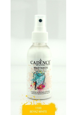 Cadence Your Fashion Sprey Kumaş Boyası 100Ml - 1100 Beyaz