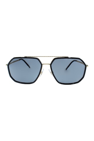 Dolce&Gabbana 2285 02/81 60 Erkek Gold Geometrik Çerçeve Güneş Gözlüğü