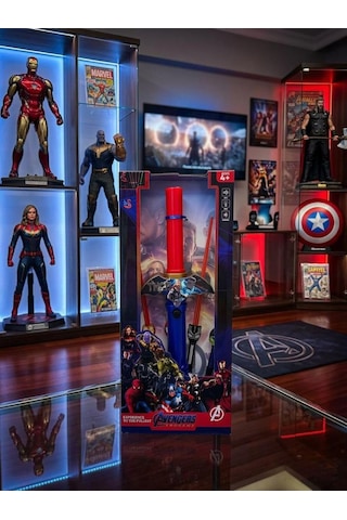 Şimşek Tanrısı Kahramını Temalı Işıklı Sesli Sensörlü Oyuncak Silahı Thor