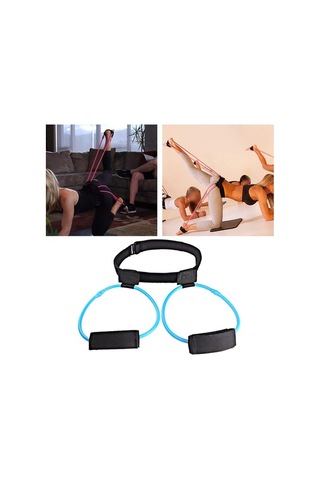 Maoyaya Fitness Ganimet Eğitim Bandı - Ayarlanabilir Bel Bandı, Mavi Renk Mavi