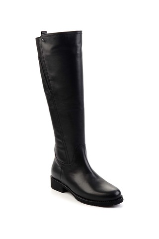 Bambi Siyah Leather Kadın Çizme K03750150503 Siyah
