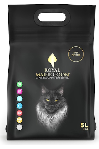 Royal Maine Coon Bebek Pudrası Kokulu Perlit Kedi Kumu 5 L