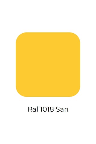 Akçalı Vual - Ral1018 Sarı Parlak Akrilik Sprey Boya 400 Ml Made İn Germany Ral1018