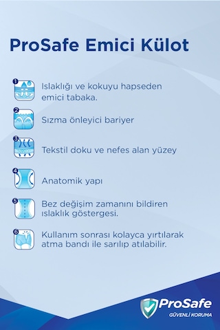 Külotlu Yetişkin Hasta Bezi Emici Külot Xlarge 2 Paket 30'lu 60'lı XL
