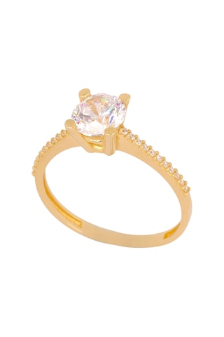 Cigold Tektaş Yüzük 14 Ayar Altın 1.83 Gr Oa-k21501029099
