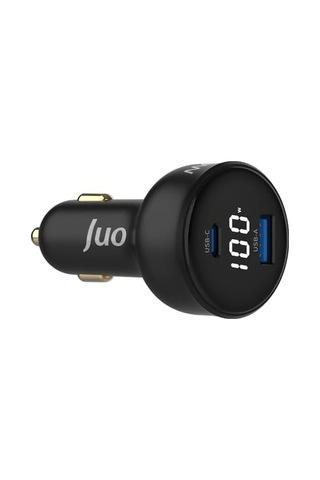 100w Led Ekranlı Type-c + Usb-a Araç Şarj Aleti İphone & Android & Notebook Araç İçi Şarj Cihazı