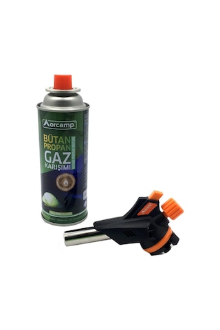 Orcamp Orgaz 227 Gram Kartuş Tüplü Pürmüz Torch Set Çok Renkli