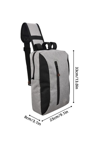 Artfulabode Sırt Gri Geniş Dönüşebilen Bisiklet Çantası - Dağ Gezisi Depolama Amaçlı Gri