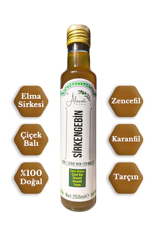 Sirkengebin Prebiyotik Sirkesi İbn-i Sina'nın Formülü 250 Ml