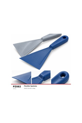 Fida Plastik Hamur Spatulası Esnek - Gri