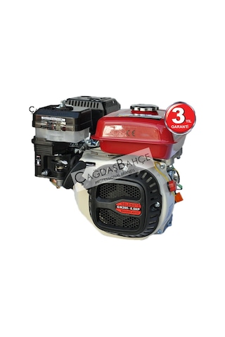 Goldmoto Gm200 Benzinli Motor 6.5 Hp İpli Krank Mili Kamalı