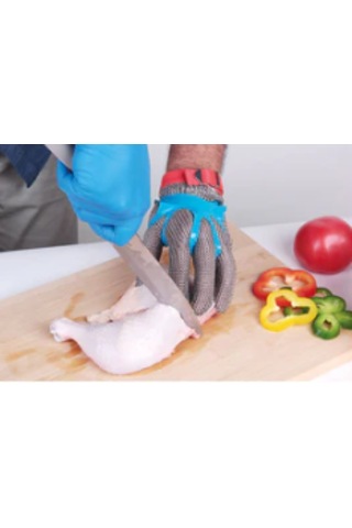 Cut Warder Çelik Örgü Eldiven L Beden El Çevresi 280 Mm