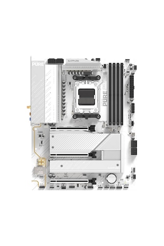 Sapphıre Pure B850a Wıfı 7 Amd B850 Soket Am5 Ddr5 8000+mt/s Oc Wıfı 7 Atx Anakart-52123-11-40g