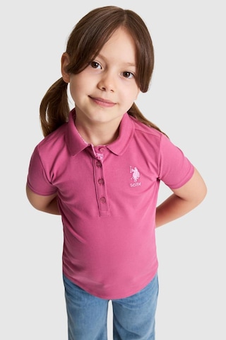 U.S. Polo Assn. U.s. Polo Assn. Çocuk Tişört Fusya